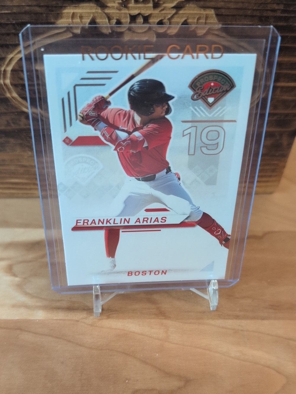 2025 Panini Prospect Edition Franklin Arias Rookie Card Red Sox